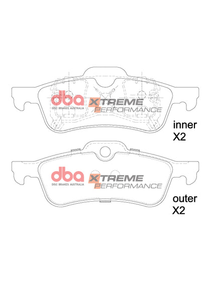 DBA Brake Pads Xtreme Performance | Rear Axle — BP OPREMA I SERVIS d.o.o.