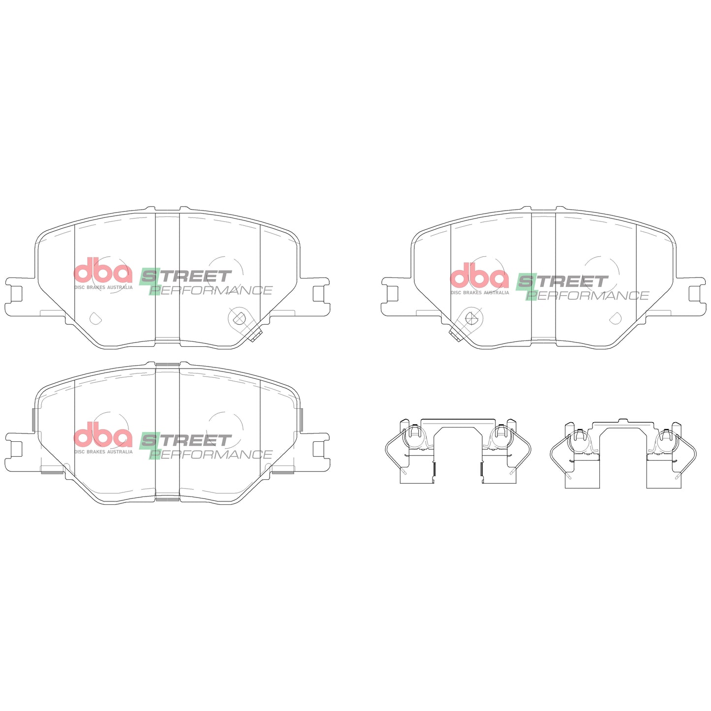 DBA Brake Pads Street Performance | Front Axle — BP OPREMA I SERVIS d.o.o.