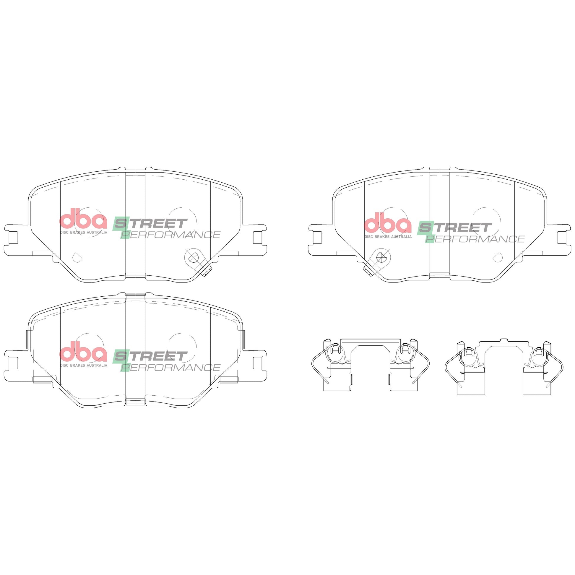 DBA Brake Pads Street Performance | Front Axle — BP OPREMA I SERVIS d.o.o.