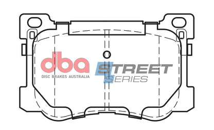 DBA Brake Pads Street Series Ceramic | Front Axle — BP OPREMA I SERVIS d.o.o.