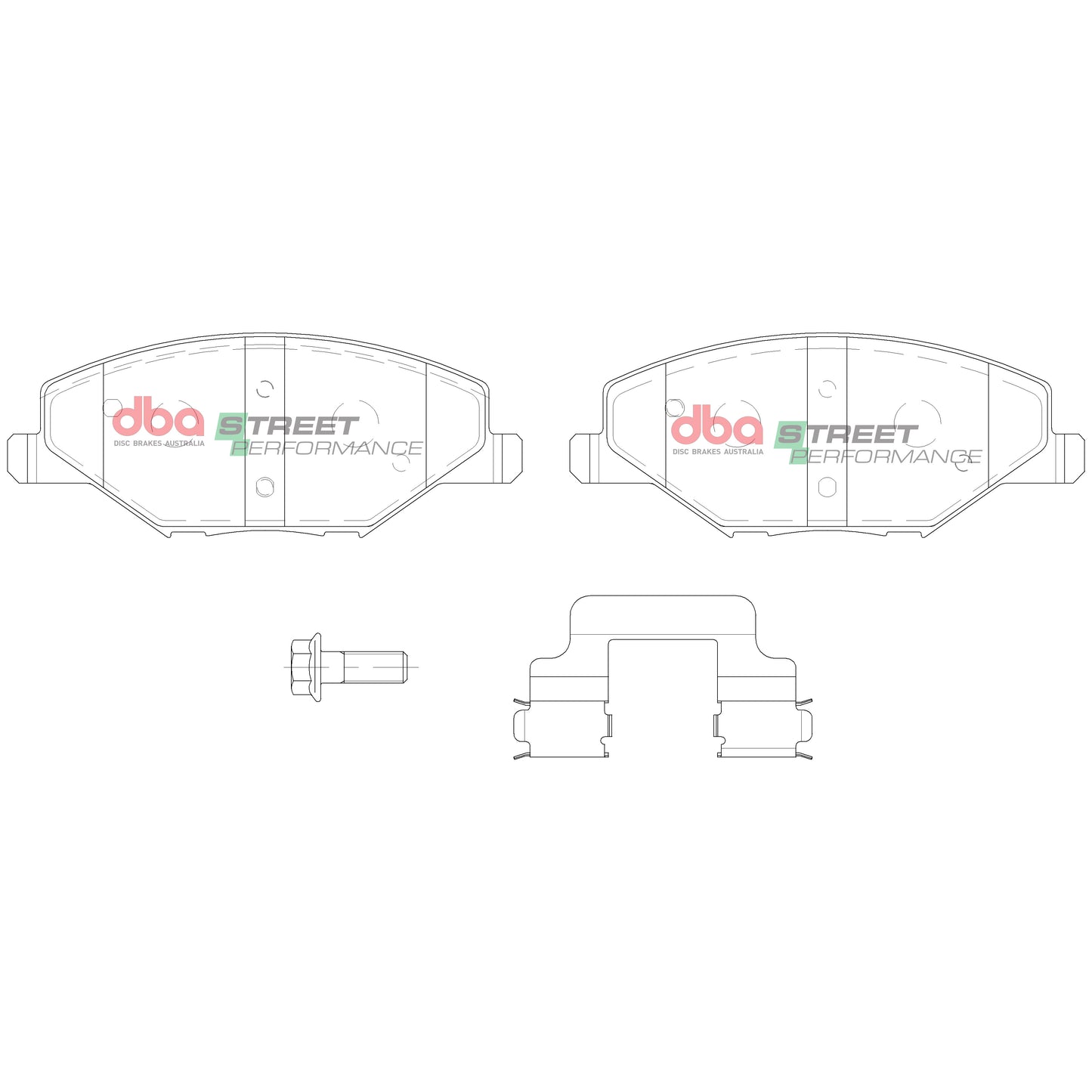 DBA Brake Pads Street Performance | Front Axle — BP OPREMA I SERVIS d.o.o.