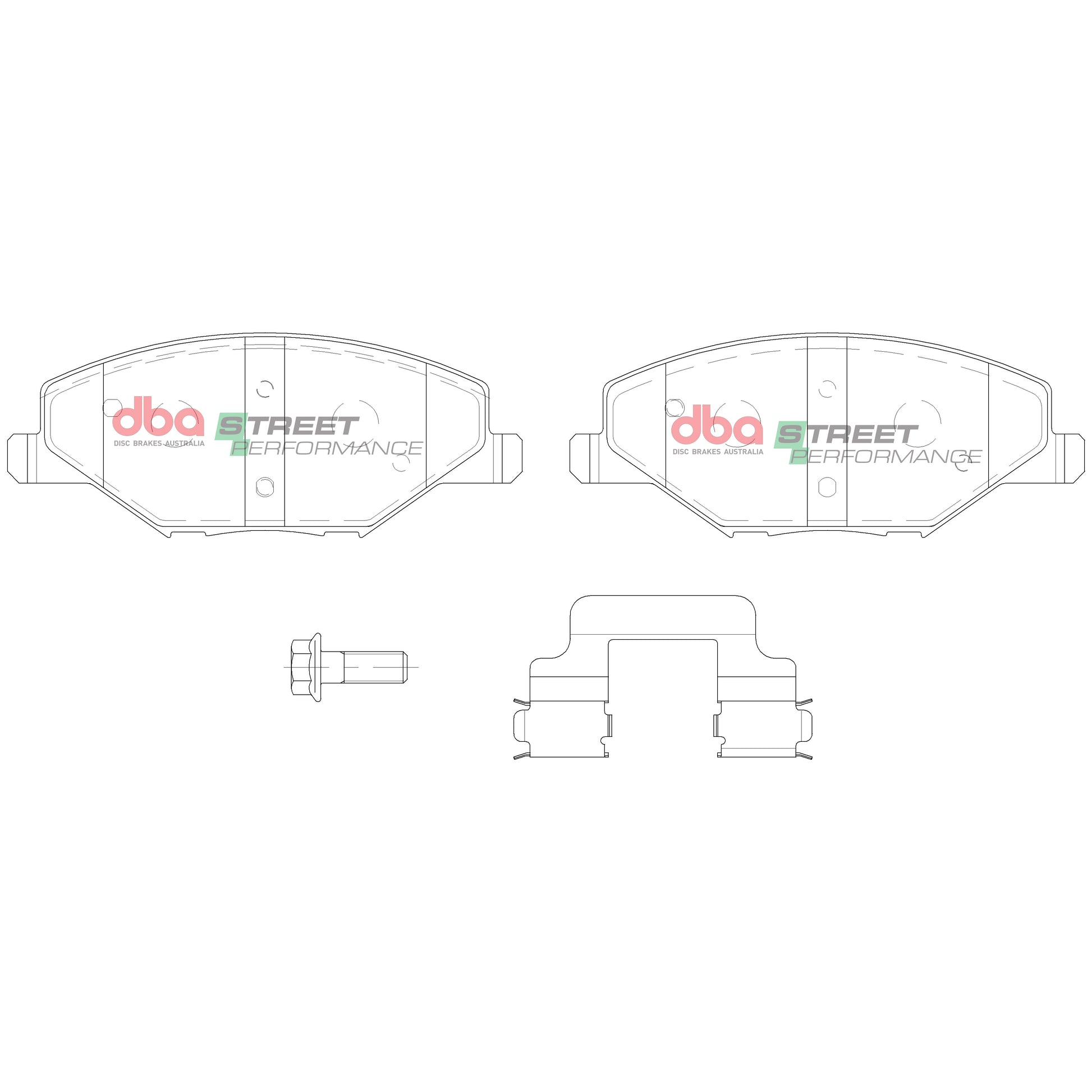 DBA Brake Pads Street Performance | Front Axle — BP OPREMA I SERVIS d.o.o.