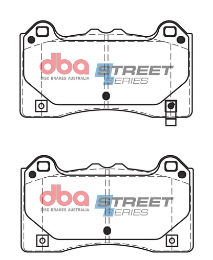 DBA Brake Pads Street Series Ceramic | Front Axle — BP OPREMA I SERVIS d.o.o.