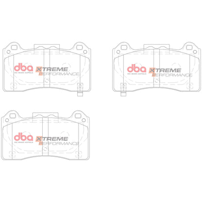 DBA Brake Kit - 4000 Series T3 Slotted & Xtreme Performance Brake Pads (2x DBA42968S + DB15025XP) — BP OPREMA I SERVIS d.o.o.