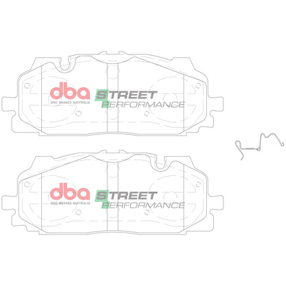 DBA Brake Kit - Street Series T2 Slotted & Street Performance Brake Pads (2x DBA3014S + DB15030SP) — BP OPREMA I SERVIS d.o.o.