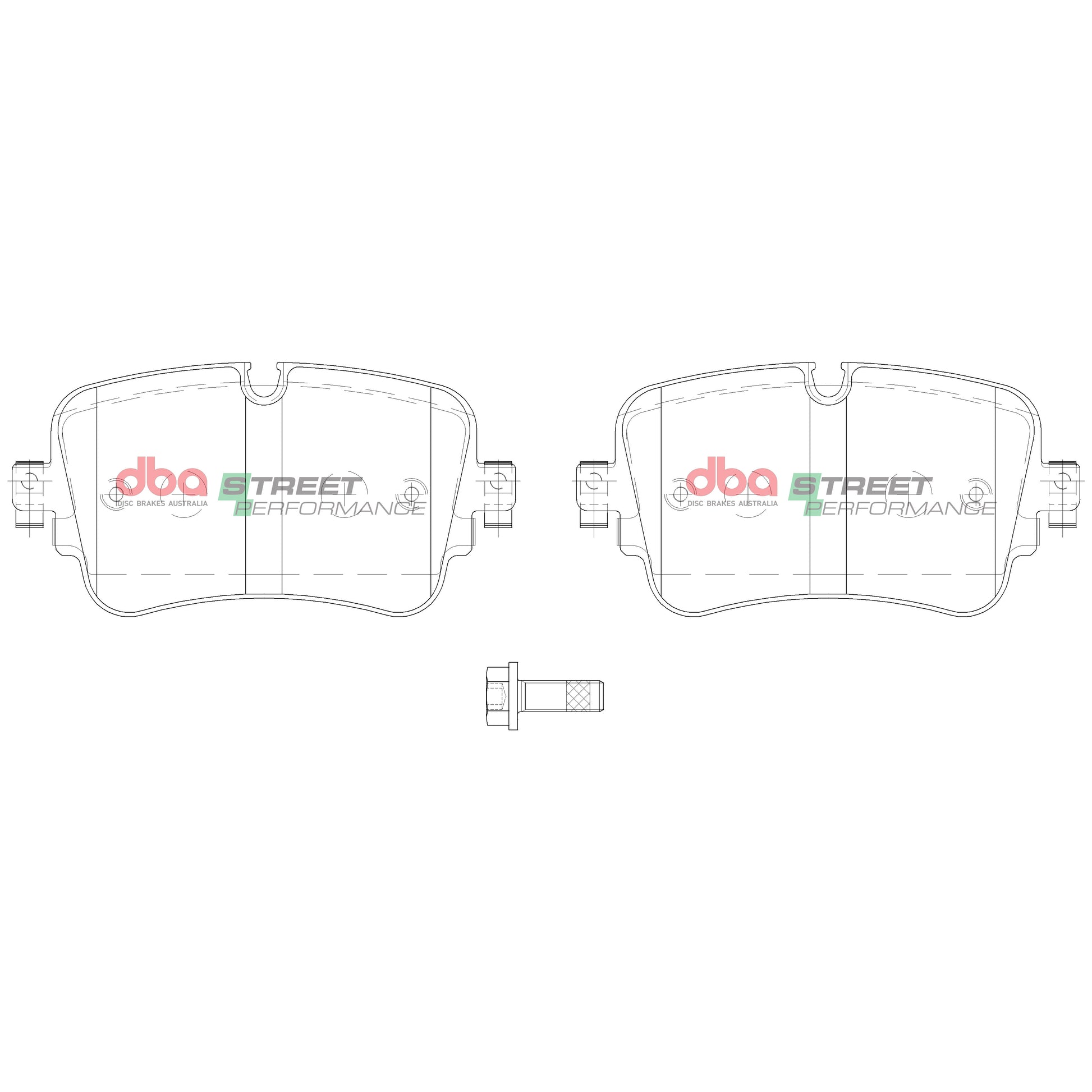 DBA Brake Pads Street Performance | Rear Axle — BP OPREMA I SERVIS d.o.o.