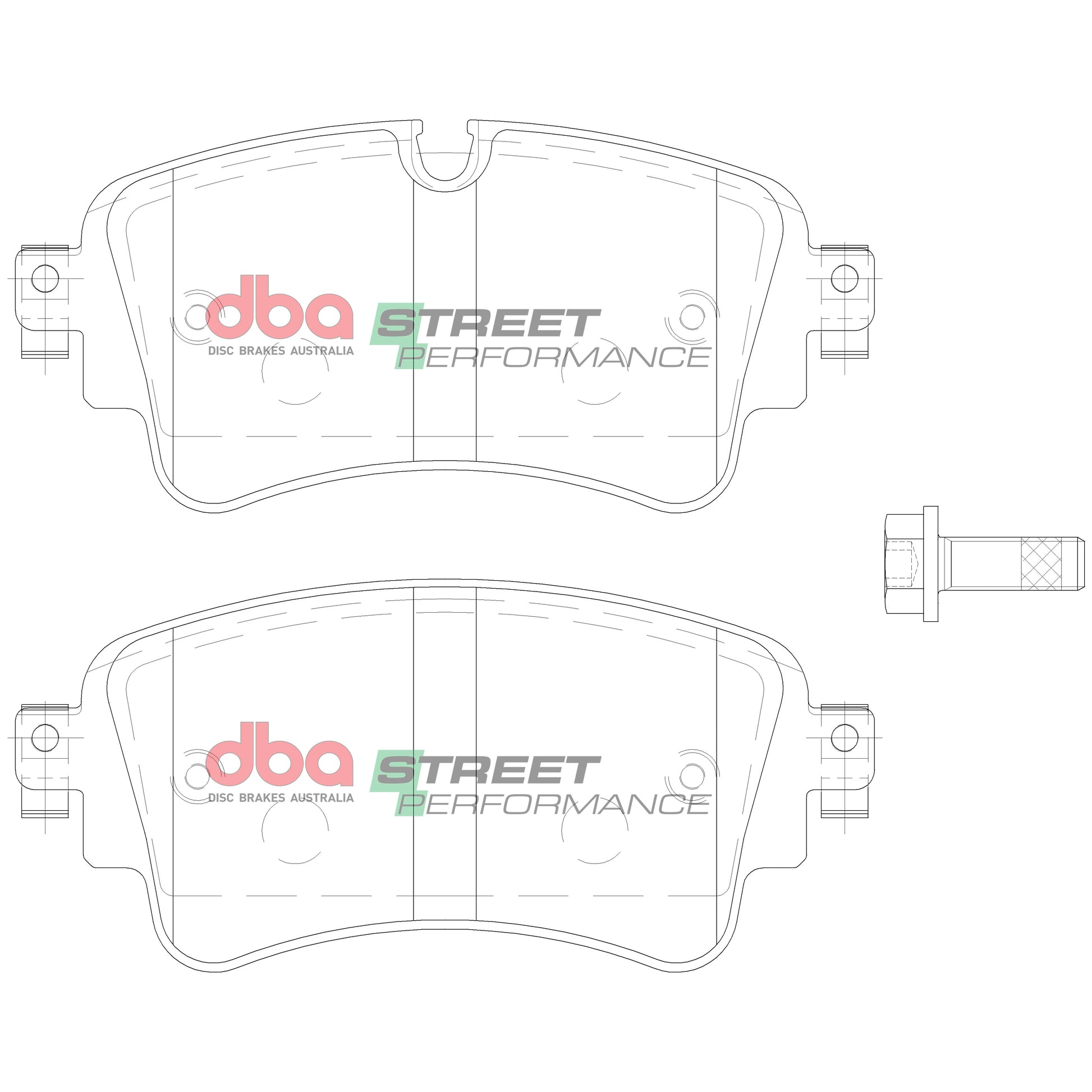 DBA Brake Pads Street Performance | Rear Axle — BP OPREMA I SERVIS d.o.o.