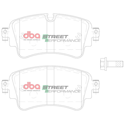 DBA Brake Pads Street Performance | Rear Axle — BP OPREMA I SERVIS d.o.o.