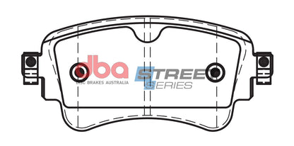 DBA Brake Pads Street Series Ceramic | Rear Axle — BP OPREMA I SERVIS d.o.o.