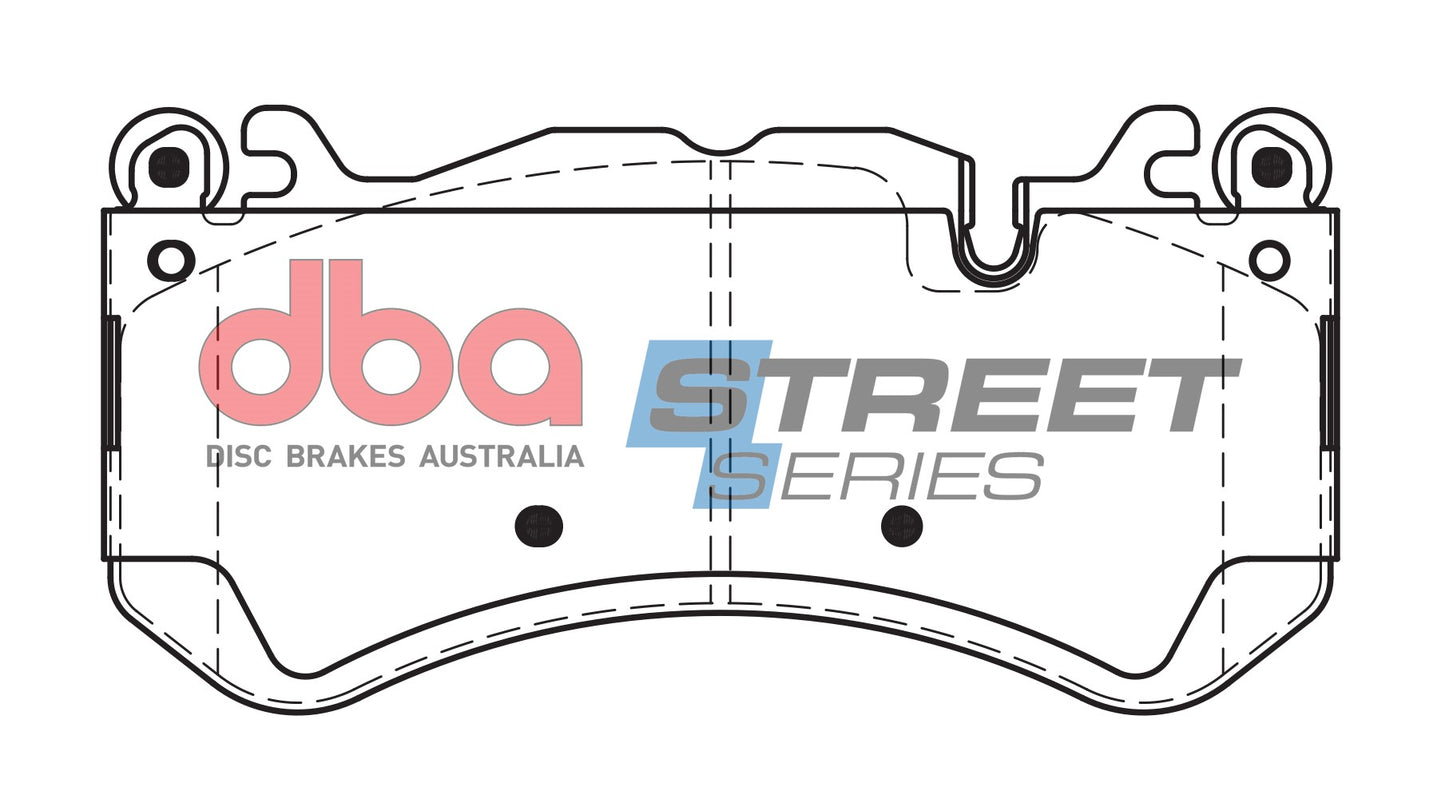 DBA Brake Pads Street Series Ceramic | Front Axle — BP OPREMA I SERVIS d.o.o.