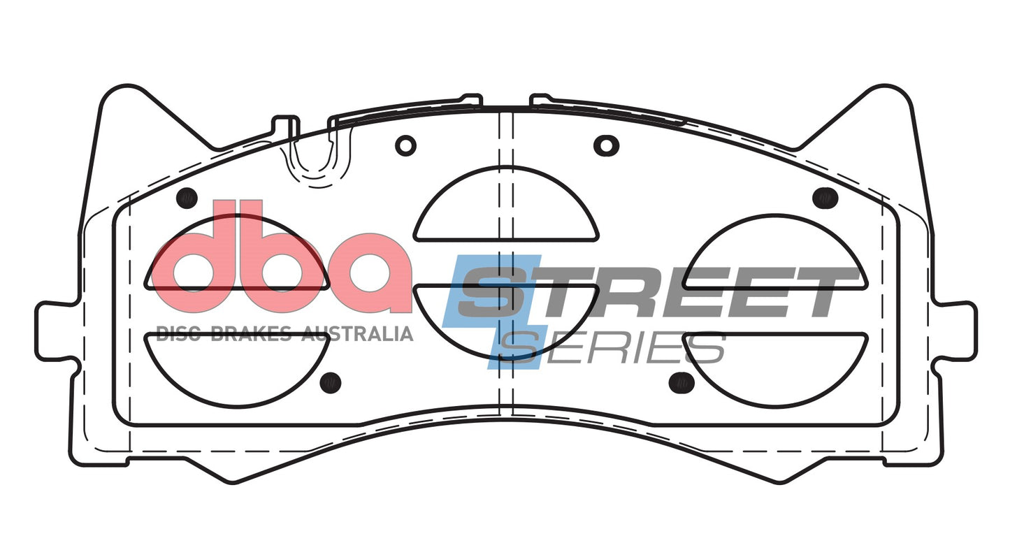 DBA Brake Pads Street Series Ceramic | Front Axle — BP OPREMA I SERVIS d.o.o.