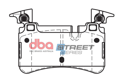 DBA Brake Pads Street Series Ceramic | Rear Axle — BP OPREMA I SERVIS d.o.o.