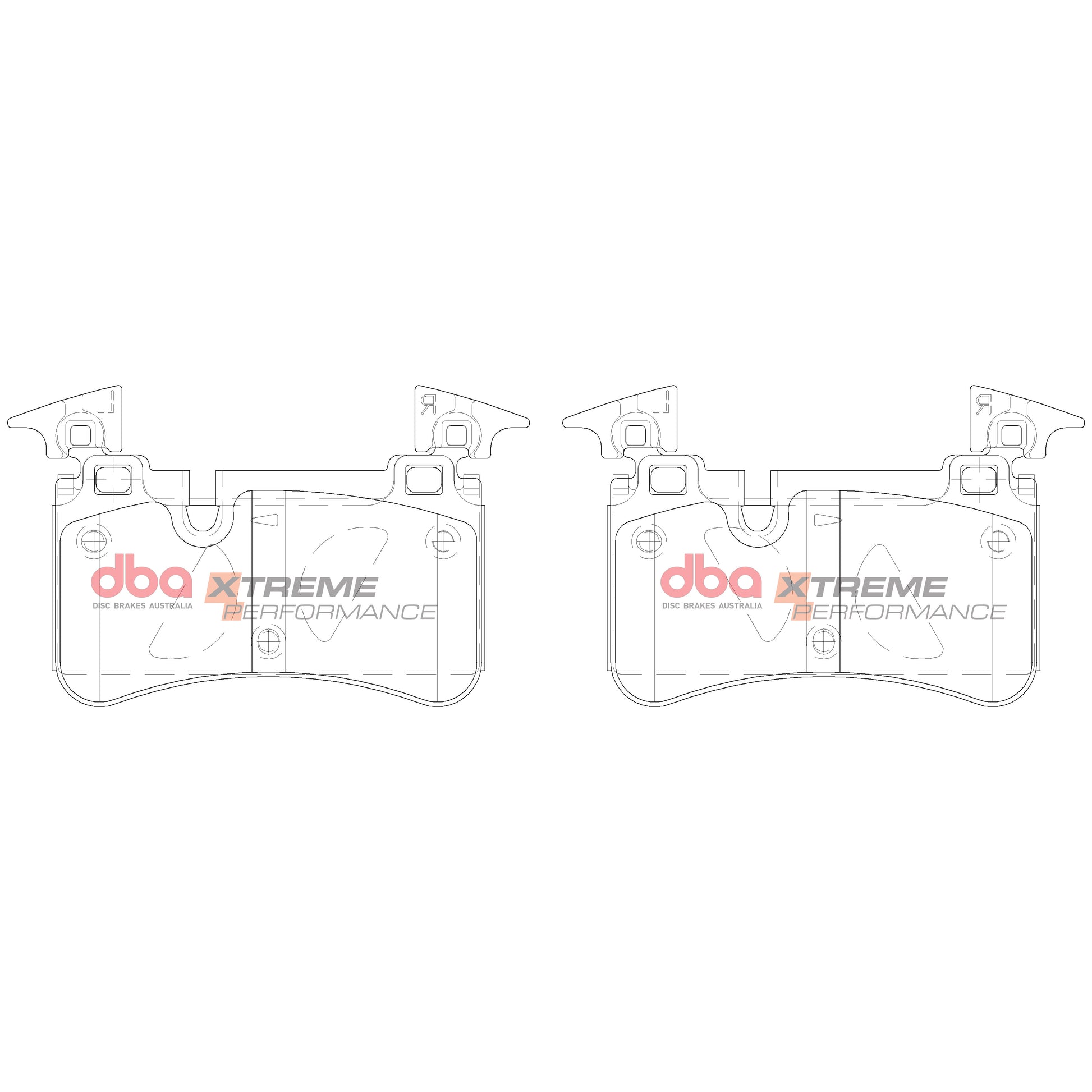 DBA Brake Pads Xtreme Performance ECE R90 certified | Rear Axle — BP OPREMA I SERVIS d.o.o.