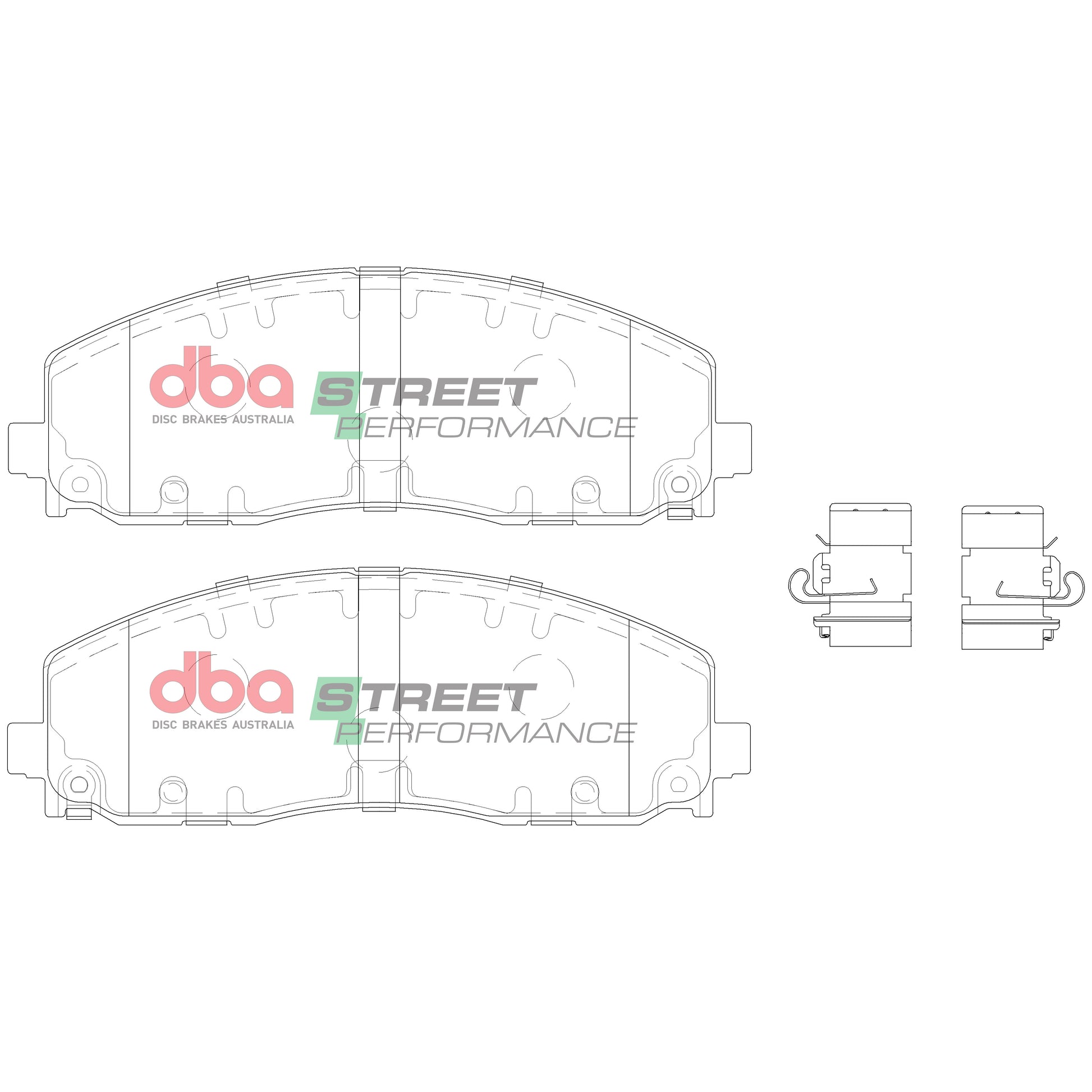 DBA Brake Pads Street Performance | Front Axle — BP OPREMA I SERVIS d.o.o.