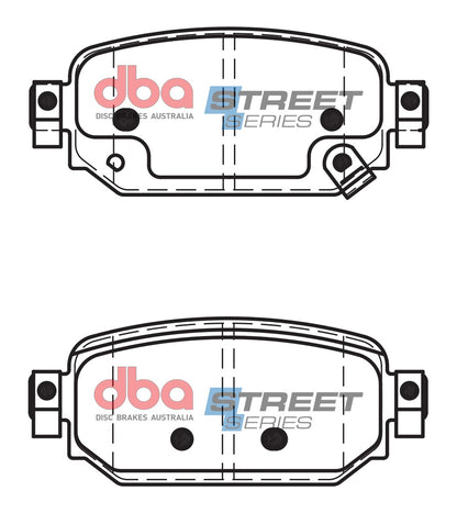 DBA Brake Pads Street Series Ceramic | Rear Axle — BP OPREMA I SERVIS d.o.o.