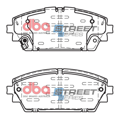 DBA Brake Pads Street Series Ceramic | Front Axle — BP OPREMA I SERVIS d.o.o.