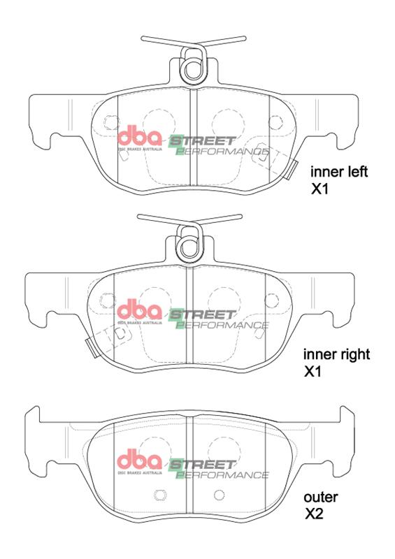 DBA Brake Pads Street Performance | Rear Axle — BP OPREMA I SERVIS d.o.o.