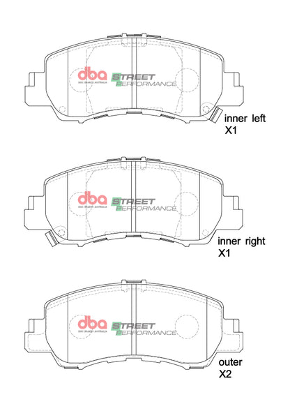 DBA Brake Pads Street Performance | Front Axle — BP OPREMA I SERVIS d.o.o.
