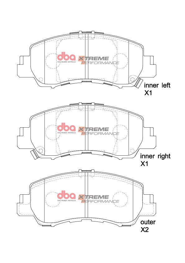 DBA Brake Pads Xtreme Performance | Front Axle — BP OPREMA I SERVIS d.o.o.