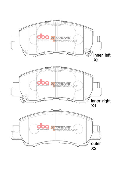 DBA Brake Pads Xtreme Performance | Front Axle — BP OPREMA I SERVIS d.o.o.