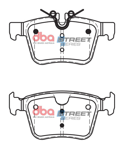 DBA Brake Pads Street Series Ceramic | Rear Axle — BP OPREMA I SERVIS d.o.o.