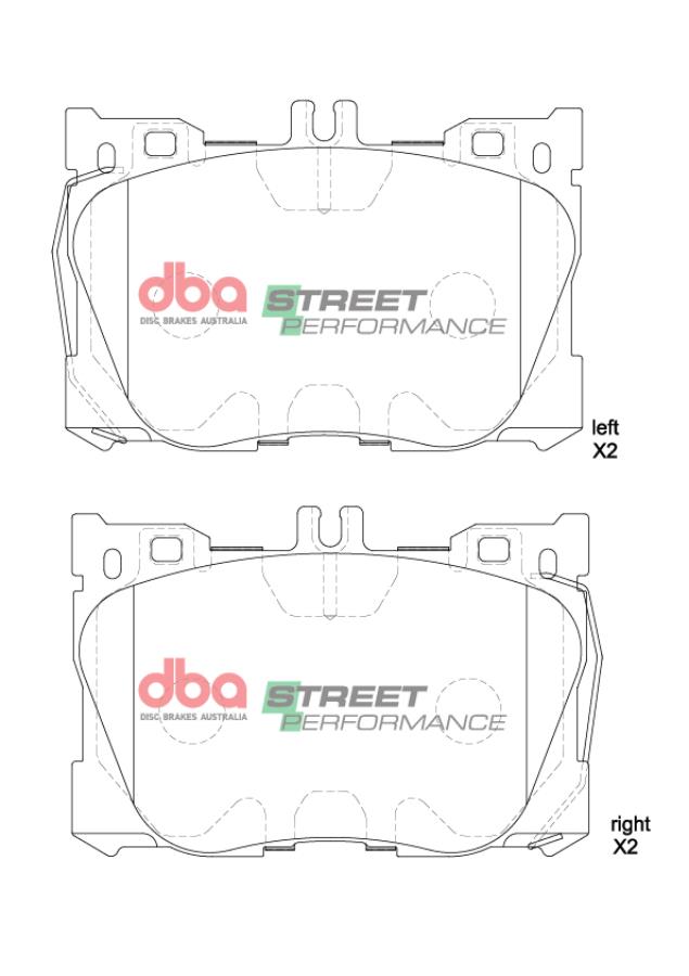 DBA Brake Pads Street Performance | Front Axle — BP OPREMA I SERVIS d.o.o.
