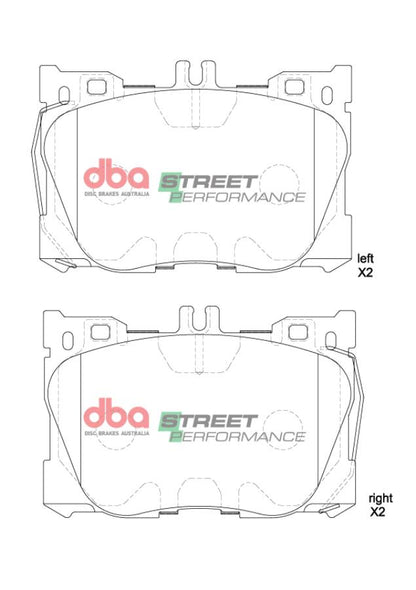 DBA Brake Pads Street Performance | Front Axle — BP OPREMA I SERVIS d.o.o.