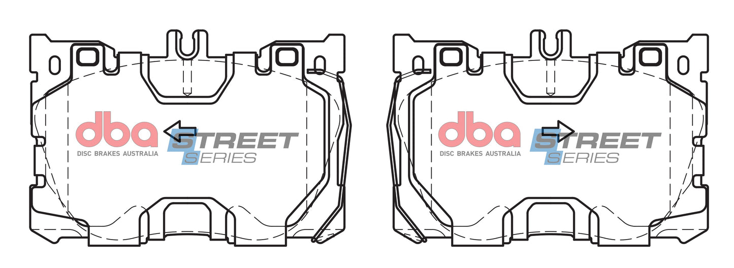 DBA Brake Pads Street Series Ceramic | Front Axle — BP OPREMA I SERVIS d.o.o.