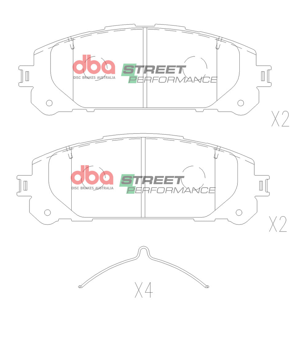 DBA Brake Pads Street Performance | Front Axle — BP OPREMA I SERVIS d.o.o.