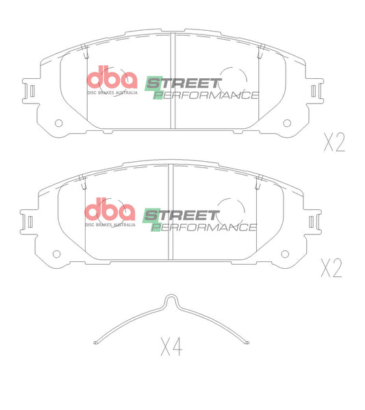 DBA Brake Pads Street Performance | Front Axle — BP OPREMA I SERVIS d.o.o.