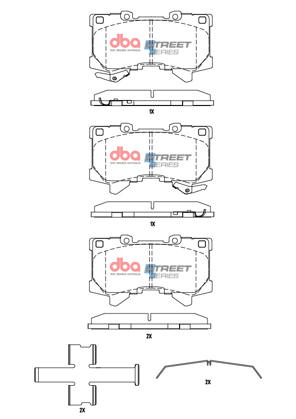 DBA Brake Pads Street Series | Front Axle — BP OPREMA I SERVIS d.o.o.