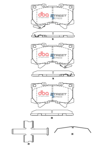 DBA Brake Pads Street Series | Front Axle — BP OPREMA I SERVIS d.o.o.