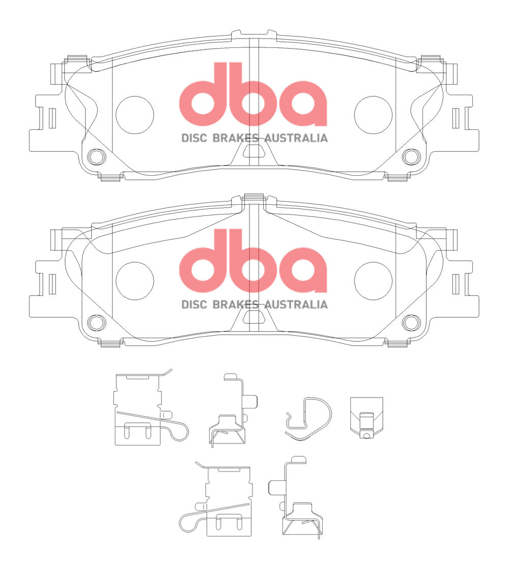 DBA Brake Kit - Street Series T2 Slotted & Street Performance Brake Pads (2x DBA3769S + DB15078SP) — BP OPREMA I SERVIS d.o.o.