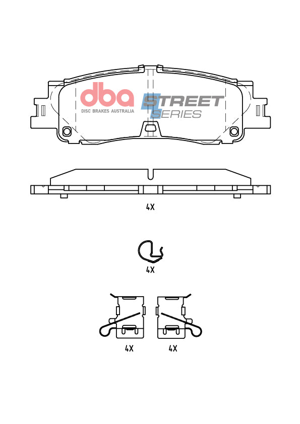 DBA Brake Pads Street Series | Rear Axle — BP OPREMA I SERVIS d.o.o.