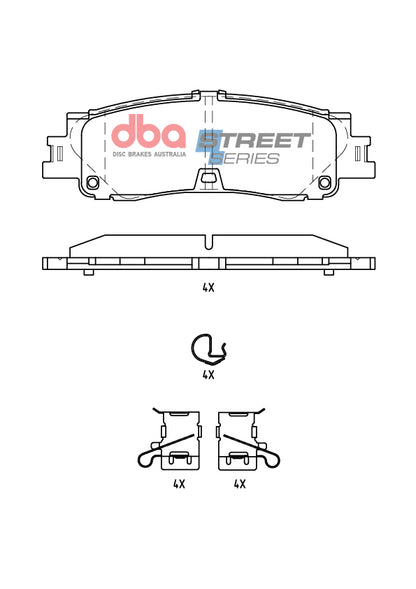 DBA Brake Pads Street Series | Rear Axle — BP OPREMA I SERVIS d.o.o.