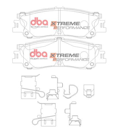 DBA Brake Pads Xtreme Performance | Rear Axle — BP OPREMA I SERVIS d.o.o.