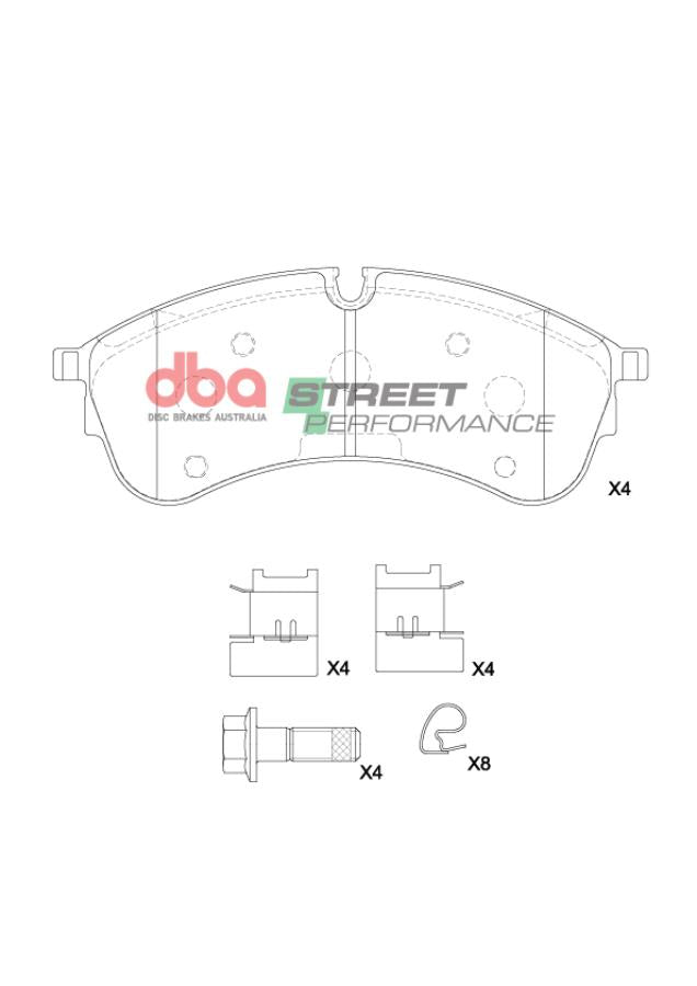 DBA Brake Pads Street Performance | Front Axle — BP OPREMA I SERVIS d.o.o.