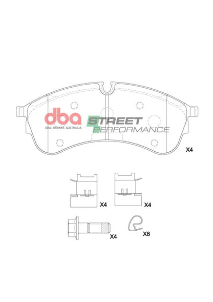 DBA Brake Pads Street Performance | Front Axle — BP OPREMA I SERVIS d.o.o.