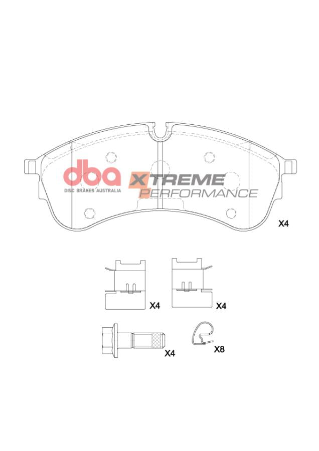 DBA Brake Pads Xtreme Performance | Front Axle — BP OPREMA I SERVIS d.o.o.