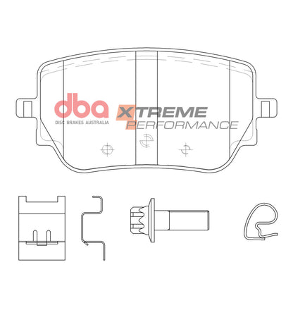 DBA Brake Pads Xtreme Performance ECE R90 certified | Rear Axle — BP OPREMA I SERVIS d.o.o.
