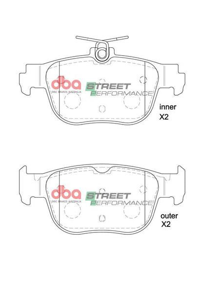 DBA Brake Pads Street Performance | Rear Axle — BP OPREMA I SERVIS d.o.o.