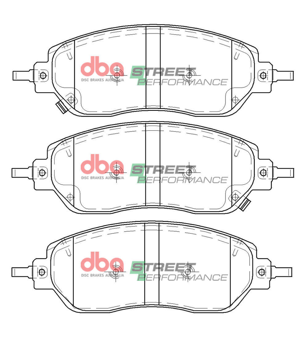 DBA Brake Pads Street Performance | Front Axle — BP OPREMA I SERVIS d.o.o.