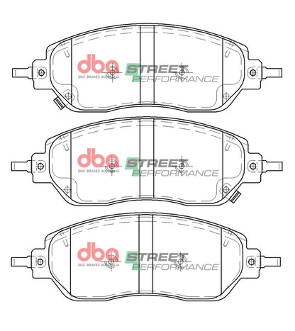 DBA Brake Pads Street Performance | Front Axle — BP OPREMA I SERVIS d.o.o.