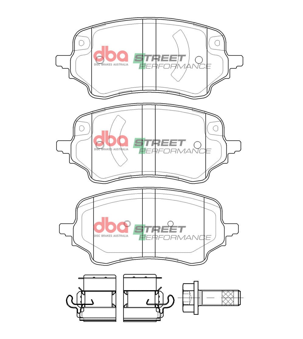 DBA Brake Pads Street Performance | Front Axle — BP OPREMA I SERVIS d.o.o.