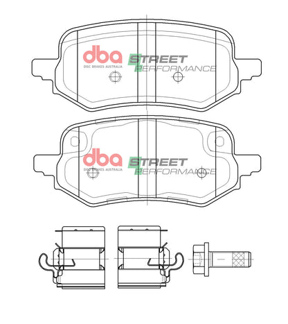 DBA Brake Pads Street Performance | Rear Axle — BP OPREMA I SERVIS d.o.o.