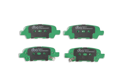 DBA Brake Kit - 4000 Series T3 Slotted & Street Performance Brake Pads (2x DBA4574XS + DB1509SP) — BP OPREMA I SERVIS d.o.o.