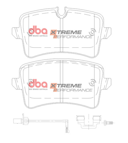 DBA Brake Pads Xtreme Performance | Rear Axle — BP OPREMA I SERVIS d.o.o.