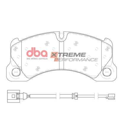 DBA Brake Kit - 4000 Series T3 Slotted & Xtreme Performance Brake Pads (2x DBA42592S + DB15102XP) — BP OPREMA I SERVIS d.o.o.