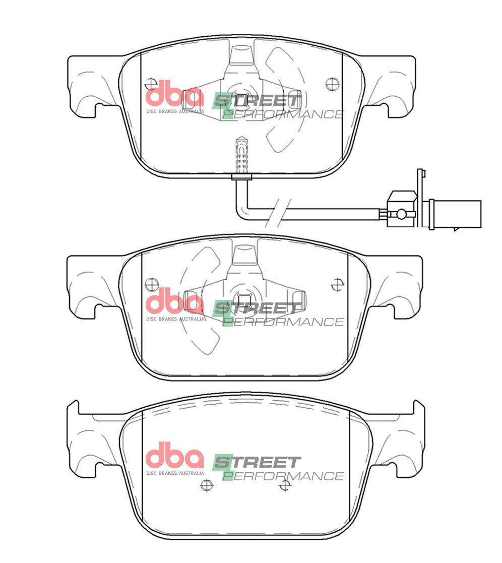 DBA Brake Pads Street Performance | Front Axle — BP OPREMA I SERVIS d.o.o.