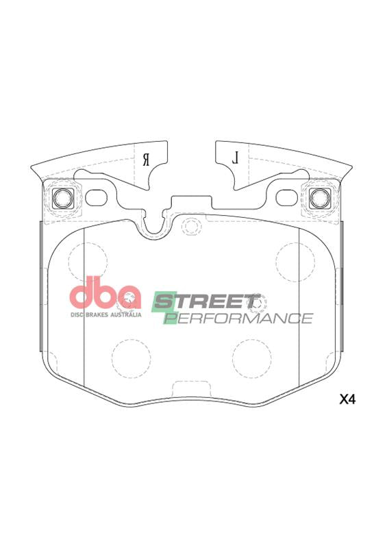 DBA Brake Pads Street Performance | Front Axle — BP OPREMA I SERVIS d.o.o.